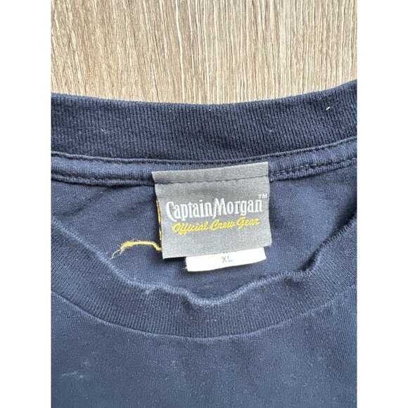 Vintage Y2K Captain Morgan Original Spiced Rum Las Vegas Pirate Art XL Promo - Picture 7 of 8